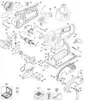 DeWalt DW935K Trim Saw TYPE 1 Spare Parts